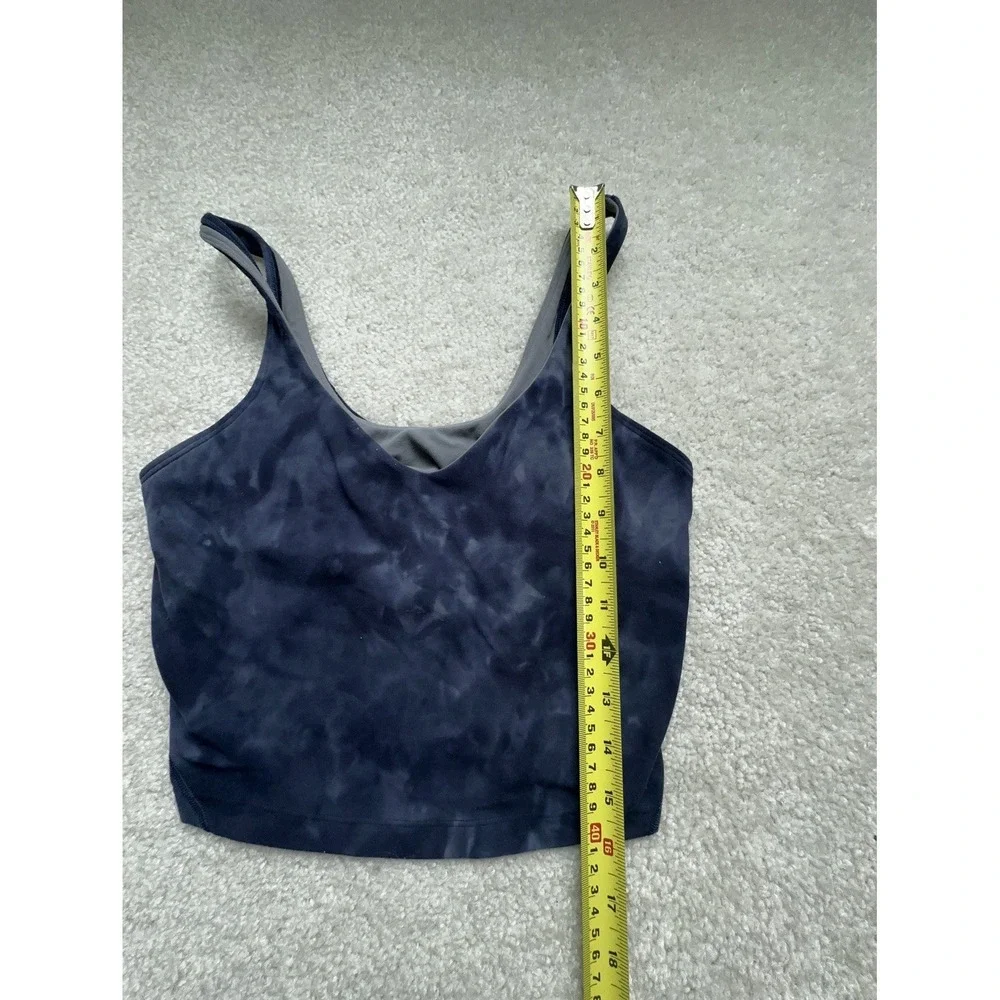 2PC- Lululemon Bundle Size 6 Align Tank *Diamond Dye Asphalt Grey & Align Short